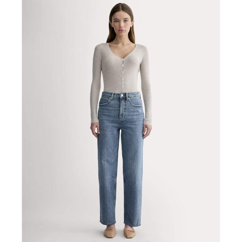Everlane Women's Way-High® Jean in Distressed, Size 25, Cotton